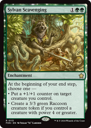 Sylvan Scavenging (FDN-113) - Foundations Foil - Poke-Collect