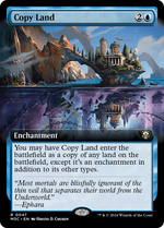 Copy Land (M3C-047) - Modern Horizons 3 Commander: (Extended Art) - Poke-Collect