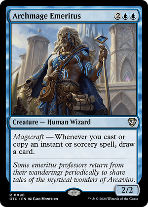 Archmage Emeritus (OTC-090) - Outlaws of Thunder Junction Commander - Poke-Collect
