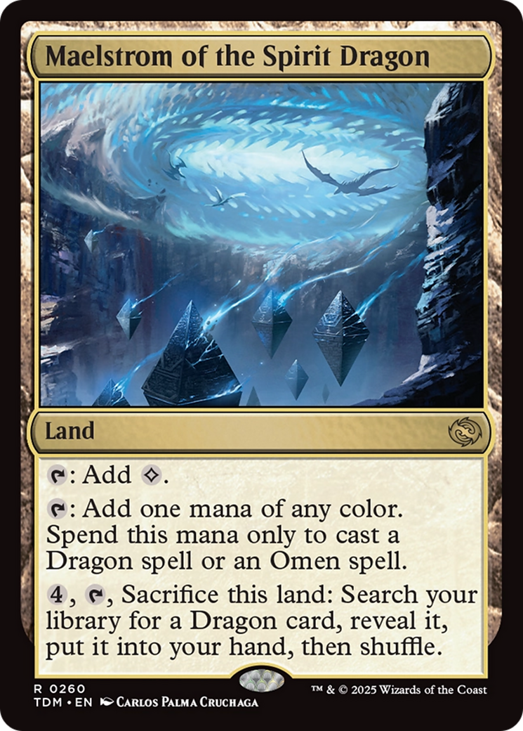 Maelstrom of the Spirit Dragon (TDM-260) - Tarkir: Dragonstorm Foil - Poke-Collect
