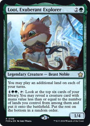 Loot, Exuberant Explorer (PRE-106) - Foundations Promos Foil - Poke-Collect