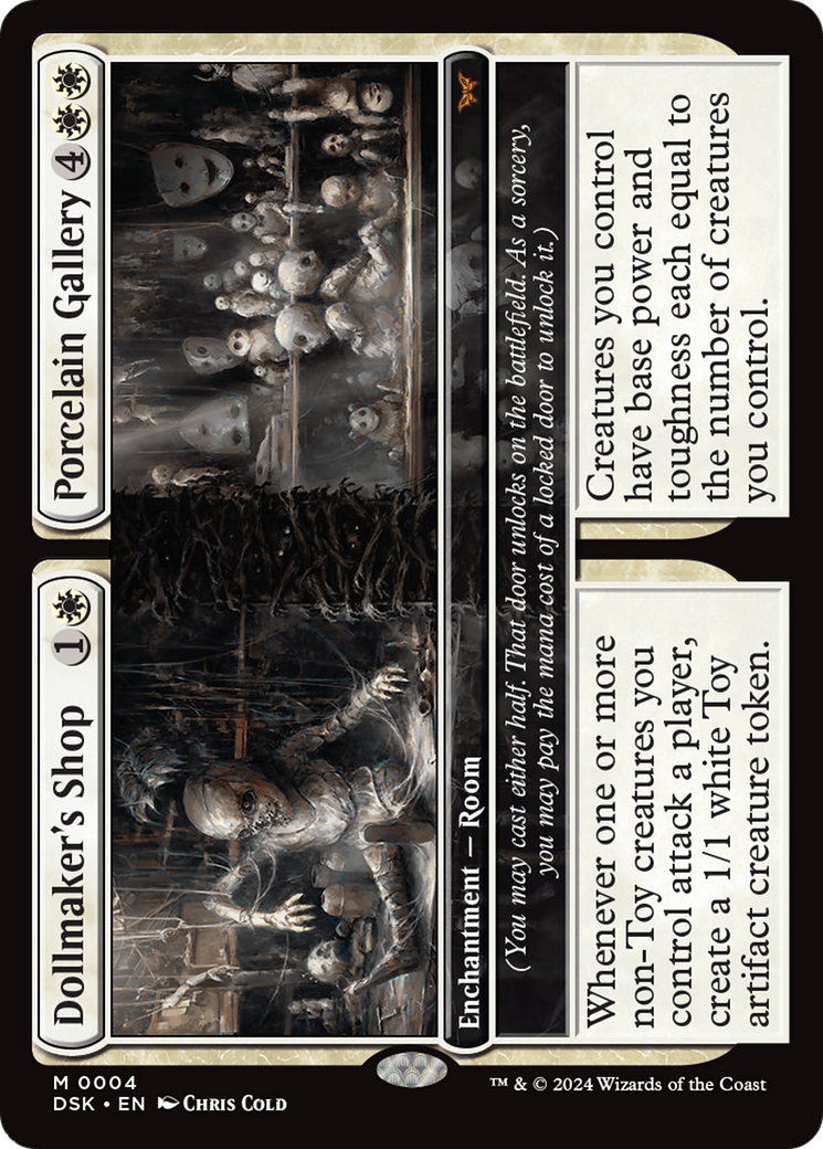 Dollmaker's Shop // Porcelain Gallery (DSK-004) - Duskmourn: House of Horror Foil - Poke-Collect