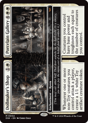 Dollmaker's Shop // Porcelain Gallery (DSK-004) - Duskmourn: House of Horror Foil - Poke-Collect