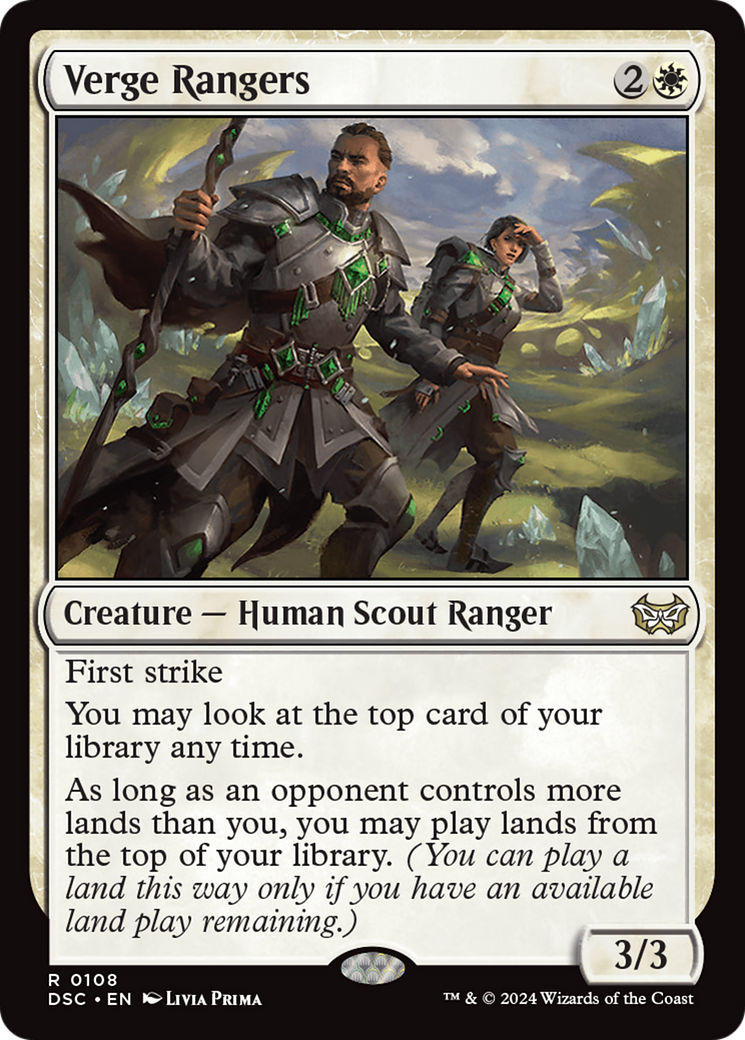 Verge Rangers (DSC-108) - Duskmourn: House of Horror Commander - Poke-Collect
