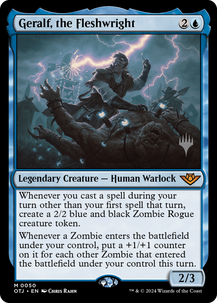 Geralf, the Fleshwright (PPOTJ-050) - Outlaws of Thunder Junction Promos Foil - Poke-Collect