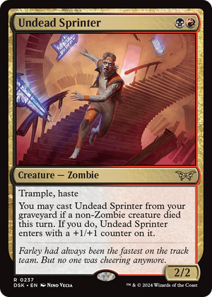 Undead Sprinter (DSK-237) - Duskmourn: House of Horror Foil - Poke-Collect