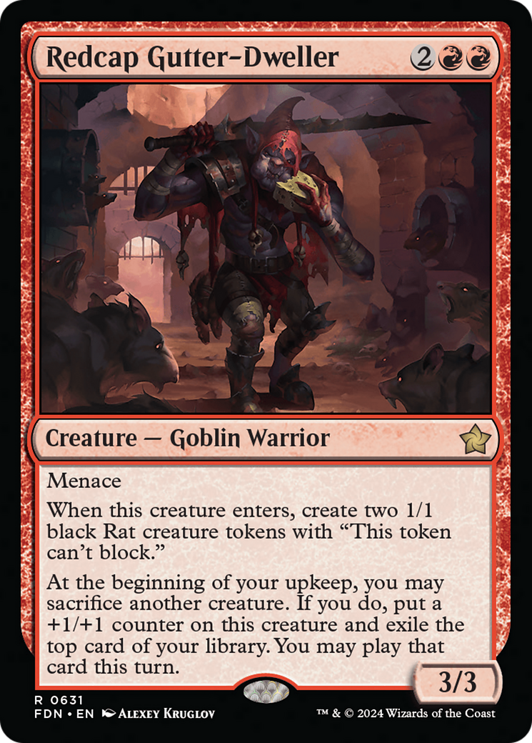 Redcap Gutter-Dweller (FDN-631) - Foundations - Poke-Collect