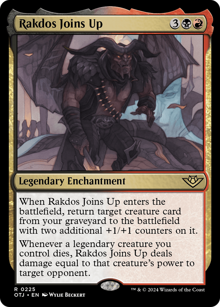 Rakdos Joins Up (OTJ-225) - Outlaws of Thunder Junction Foil - Poke-Collect