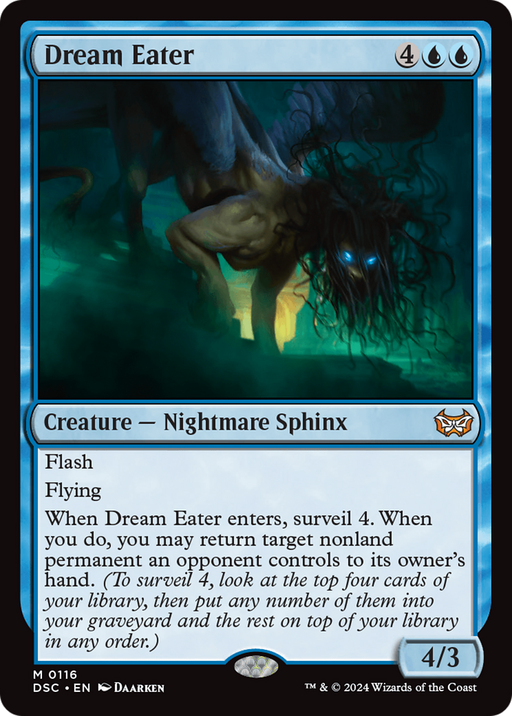 Dream Eater (DSC-116) - Duskmourn: House of Horror Commander - Poke-Collect
