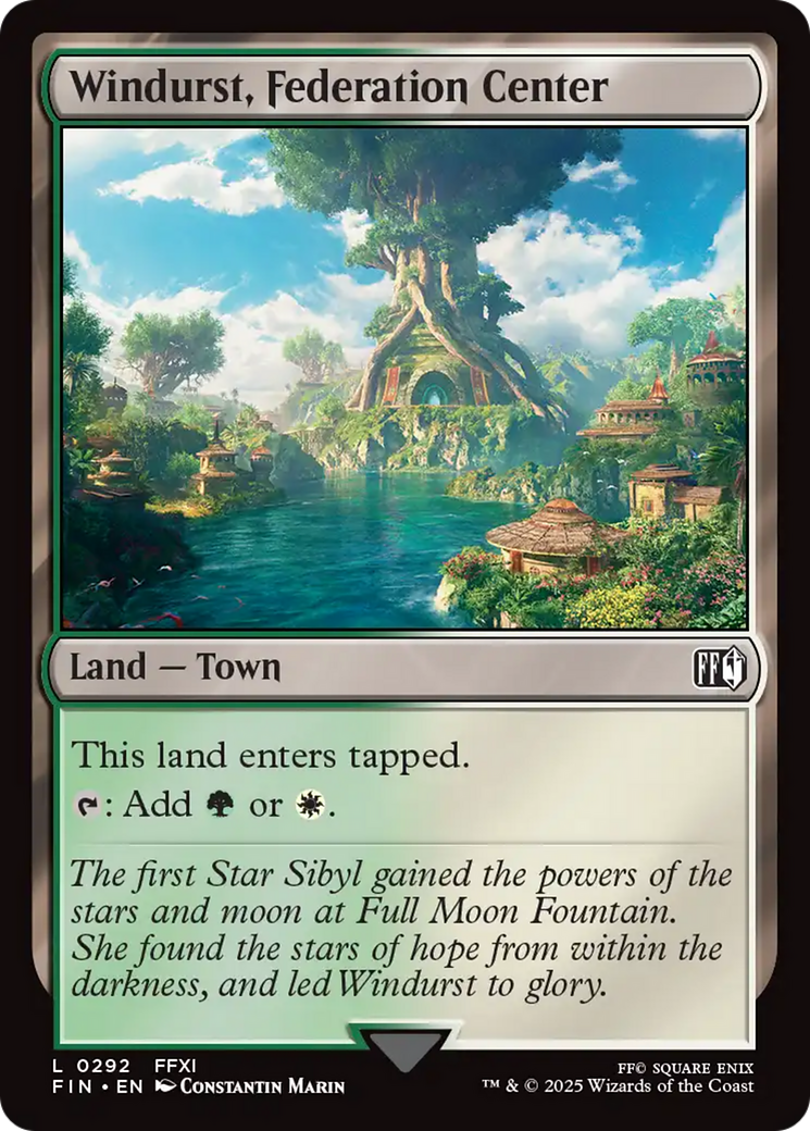 Windurst, Federation Center (FIN-292) - FINAL FANTASY Foil - Poke-Collect