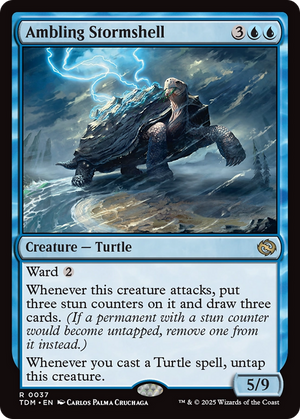 Ambling Stormshell (TDM-037) - Tarkir: Dragonstorm Foil - Poke-Collect