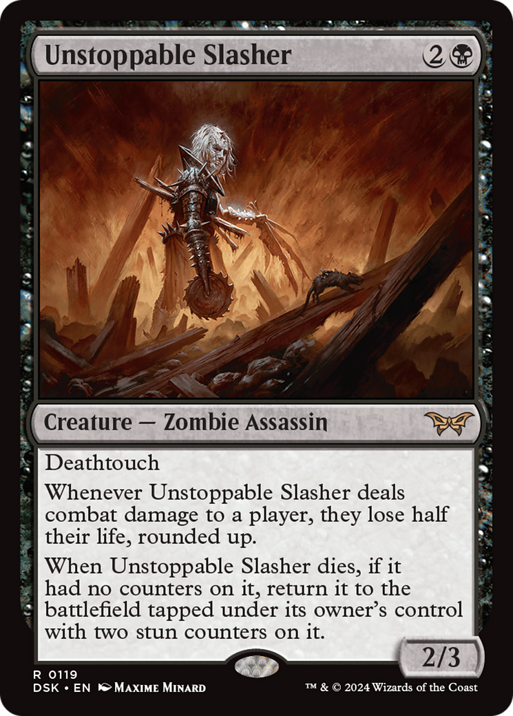 Unstoppable Slasher (DSK-119) - Duskmourn: House of Horror Foil - Poke-Collect