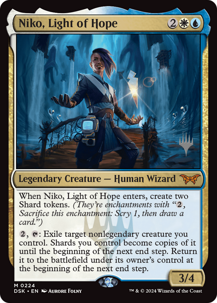 Niko, Light of Hope (PPDSK-224) - Duskmourn: House of Horror Promos - Poke-Collect