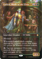 Lathril, Blade of the Elves (FDN-410) - Foundations (Borderless) Foil - Poke-Collect