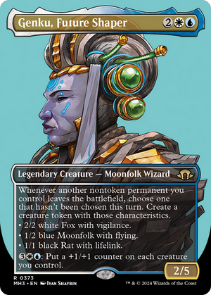 Genku, Future Shaper (Borderless) (MH3-373) - Modern Horizons 3 (Borderless) Foil - Poke-Collect