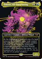Zimone, All-Questioning (DSK-366) - Duskmourn: House of Horror (Borderless) - Poke-Collect