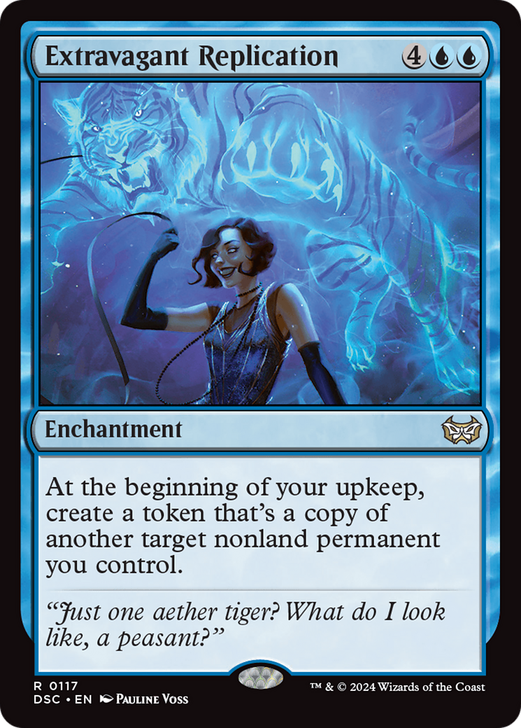 Extravagant Replication (DSC-117) - Duskmourn: House of Horror Commander - Poke-Collect