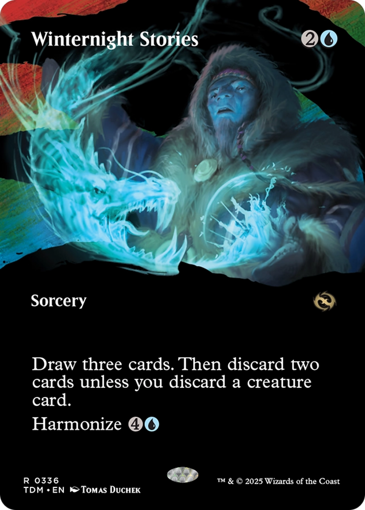Winternight Stories (TDM-336) - Tarkir: Dragonstorm: (Showcase) (Borderless) - Poke-Collect