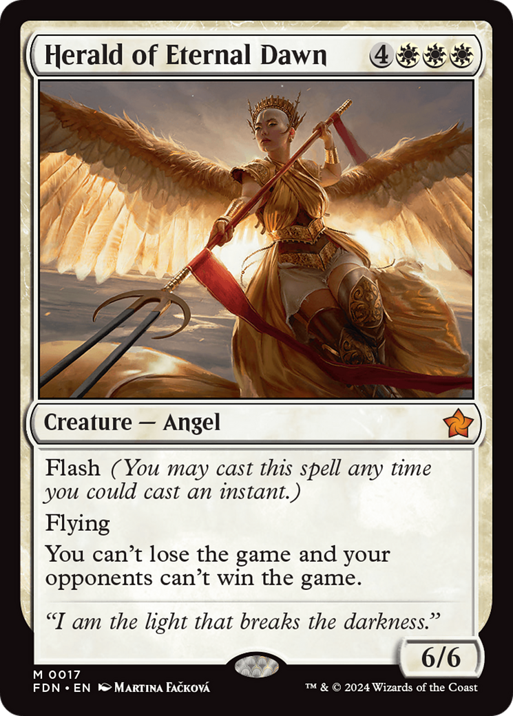 Herald of Eternal Dawn (FDN-017) - Foundations Foil - Poke-Collect