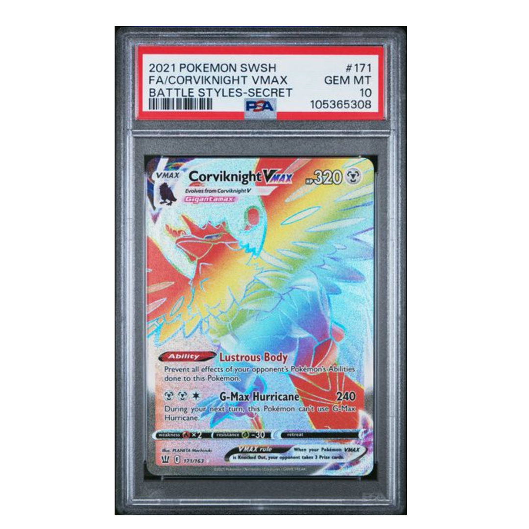 Corviknight VMAX Battle Styles #171 PSA 10 - Poke-Collect