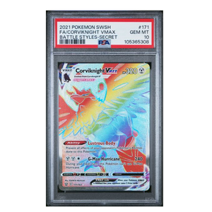 Corviknight VMAX Battle Styles #171 PSA 10 - Poke-Collect
