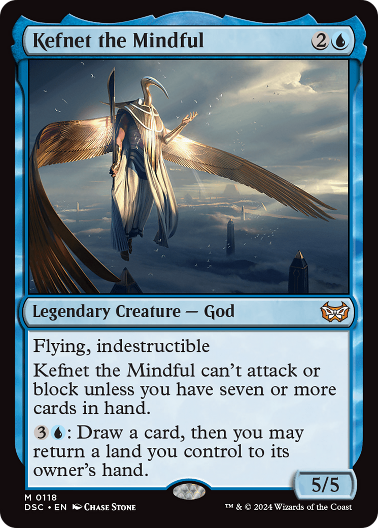 Kefnet the Mindful (DSC-118) - Duskmourn: House of Horror Commander - Poke-Collect