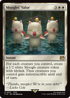 Moogles' Valor (FIN-027) - FINAL FANTASY - Poke-Collect