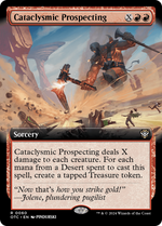 Cataclysmic Prospecting (OTC-060) - Outlaws of Thunder Junction Commander: (Extended Art) - Poke-Collect