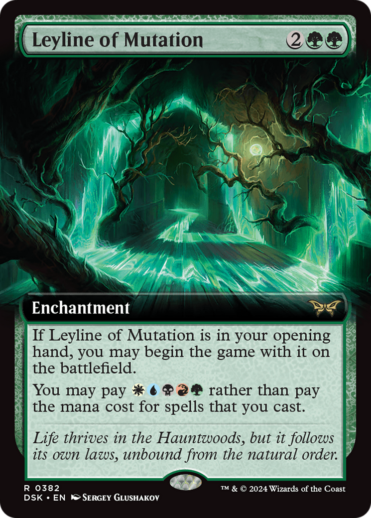 Leyline of Mutation (DSK-382) - Duskmourn: House of Horror: (Extended Art) - Poke-Collect