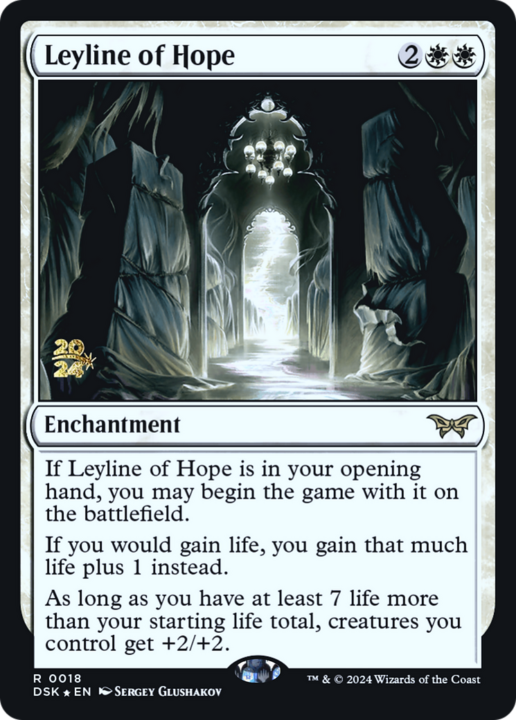 Leyline of Hope (PRE-018) - Duskmourn: House of Horror Promos Foil - Poke-Collect
