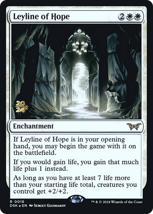 Leyline of Hope (PRE-018) - Duskmourn: House of Horror Promos Foil - Poke-Collect
