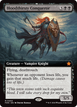 Bloodthirsty Conqueror (FDN-460) - Foundations: (Extended Art) Foil - Poke-Collect