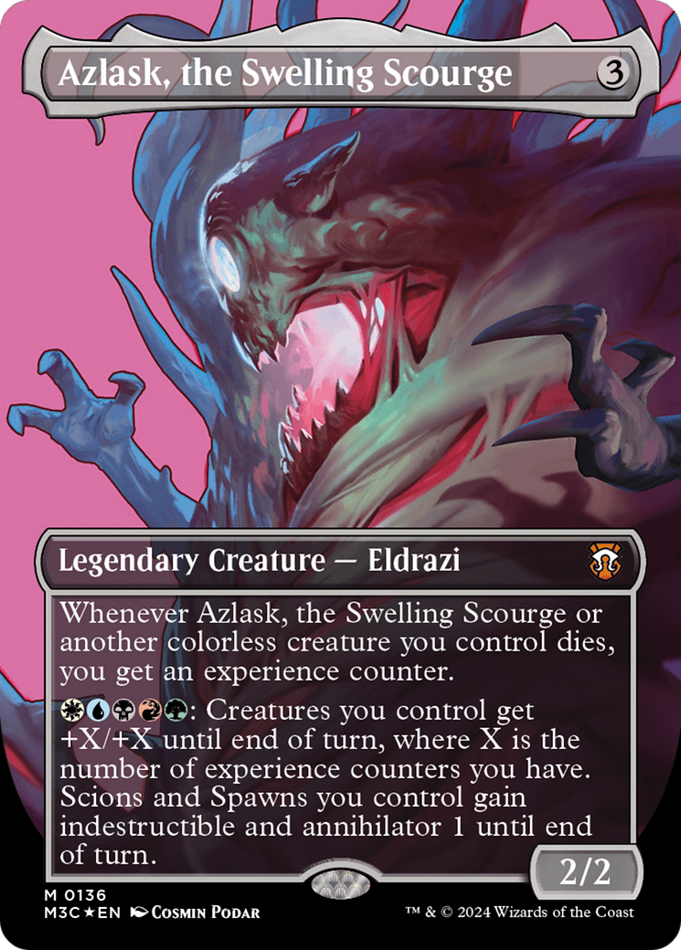 Azlask, the Swelling Scourge (M3C-136) - Modern Horizons 3 Commander (Borderless) Foil - Poke-Collect