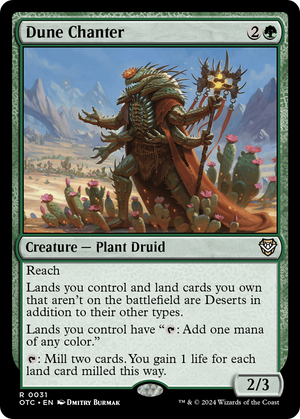 Dune Chanter (OTC-031) - Outlaws of Thunder Junction Commander - Poke-Collect