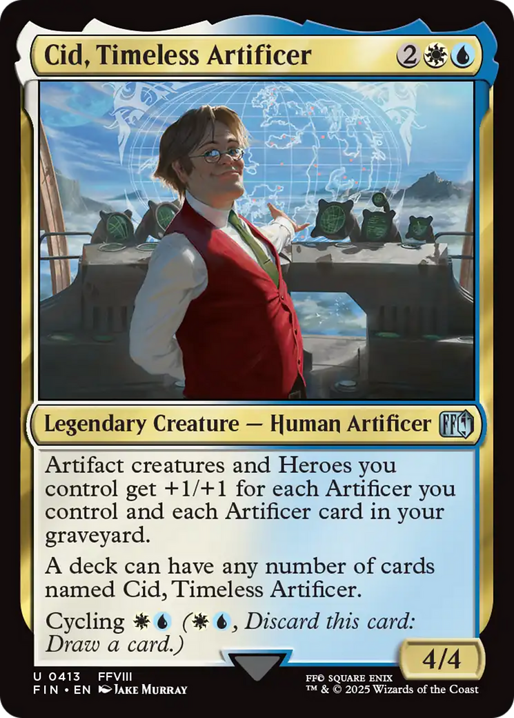 Cid, Timeless Artificer (FIN-413) - FINAL FANTASY - Poke-Collect