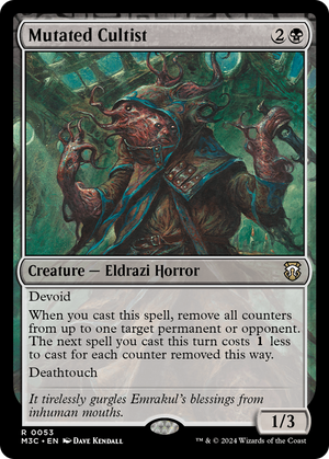 Mutated Cultist (M3C-053) - Modern Horizons 3 Commander: (devoid) - Poke-Collect
