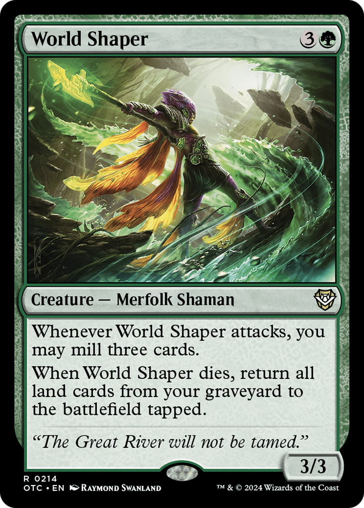 World Shaper (OTC-214) - Outlaws of Thunder Junction Commander - Poke-Collect