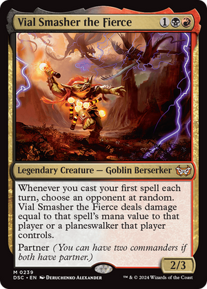 Vial Smasher the Fierce (DSC-239) - Duskmourn: House of Horror Commander - Poke-Collect