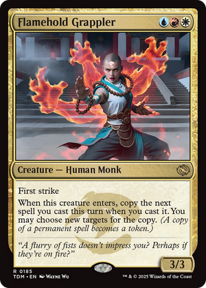 Flamehold Grappler (TDM-185) - Tarkir: Dragonstorm Foil - Poke-Collect