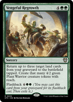 Vengeful Regrowth (OTC-035) - Outlaws of Thunder Junction Commander - Poke-Collect