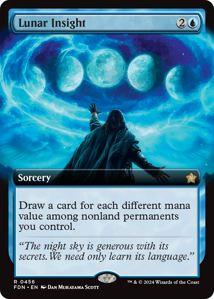 Lunar Insight (FDN-456) - Foundations: (Extended Art) - Poke-Collect