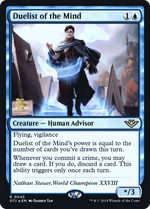 Duelist of the Mind (PRE-045) - Outlaws of Thunder Junction Promos Foil - Poke-Collect