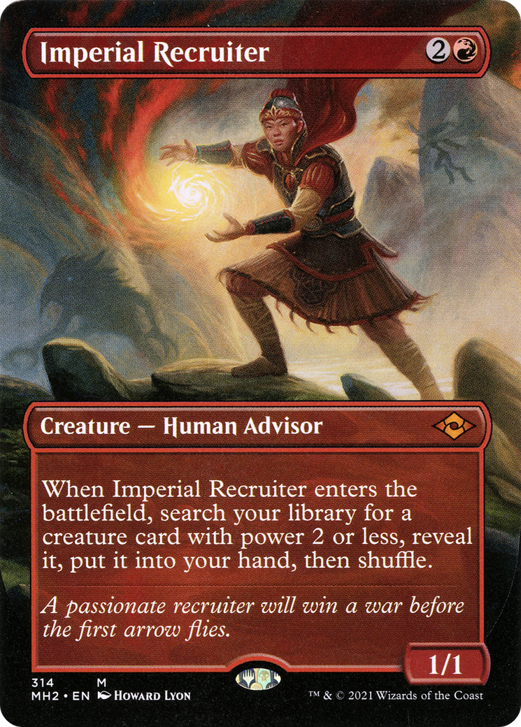 Imperial Recruiter (MH2-314) - Modern Horizons 2 (Borderless) - Poke-Collect