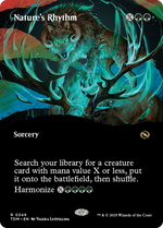 Nature's Rhythm (TDM-349) - Tarkir: Dragonstorm: (Showcase) (Borderless) Foil - Poke-Collect