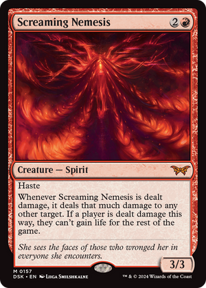 Screaming Nemesis (DSK-157) - Duskmourn: House of Horror Foil - Poke-Collect
