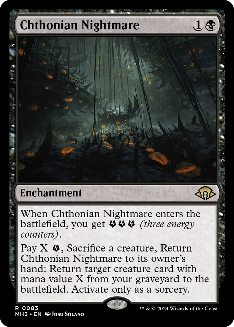 Chthonian Nightmare (MH3-083) - Modern Horizons 3 - Poke-Collect