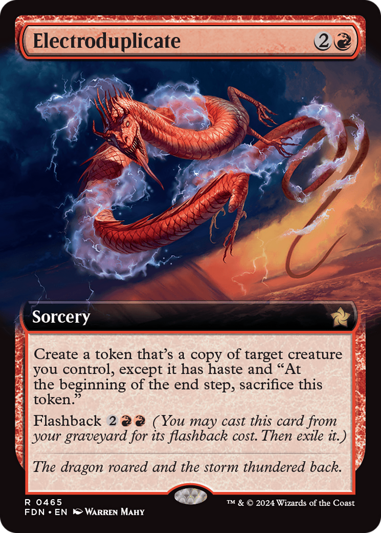 Electroduplicate (FDN-465) - Foundations: (Extended Art) Foil - Poke-Collect