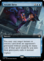 Arcane Heist (OTC-049) - Outlaws of Thunder Junction Commander: (Extended Art) - Poke-Collect