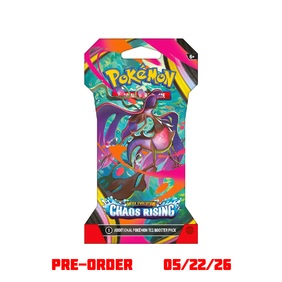 Mega Evolution: Chaos Rising Sleeved Booster Pack (Early Bird Special) - Poke-Collect
