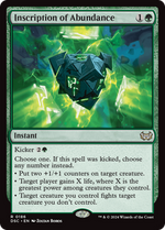Inscription of Abundance (DSC-186) - Duskmourn: House of Horror Commander - Poke-Collect